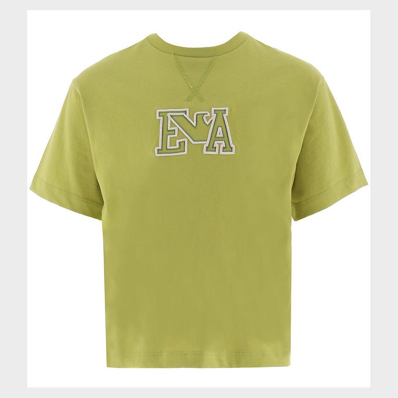 Emporio Armani T-shirt - Limegr�n m. Broderi