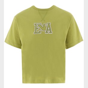 Emporio Armani T-shirt - Limegrn m. Broderi
