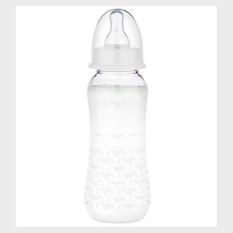 Emporio Armani Sutteflaske - Plast/Silikone - 240 ml - Hvid