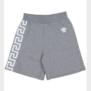 Versace Sweatshorts - Grmeleret m. Hvid