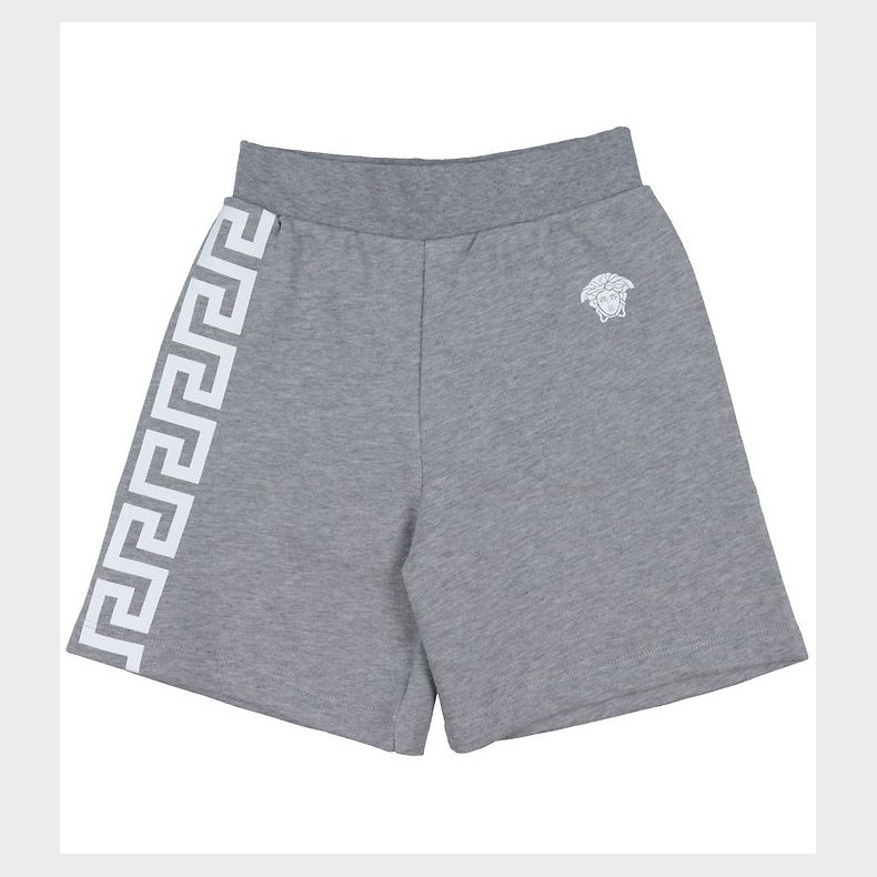 Versace Sweatshorts - Grmeleret m. Hvid