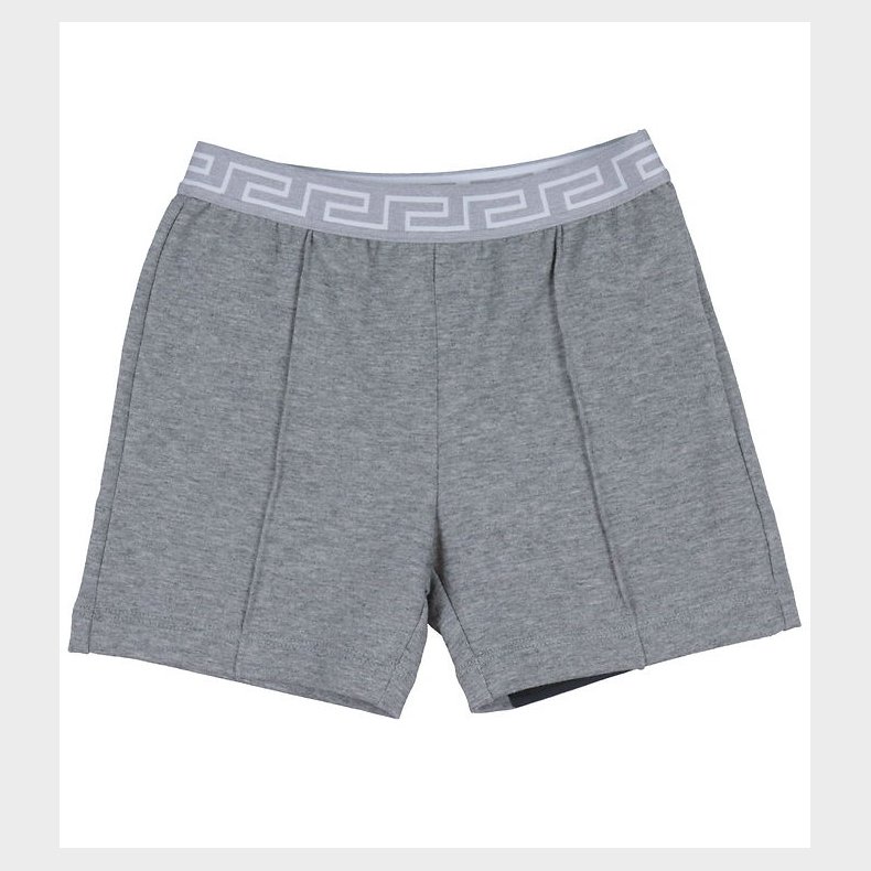 Versace Sweatshorts - Grmeleret m. Hvid