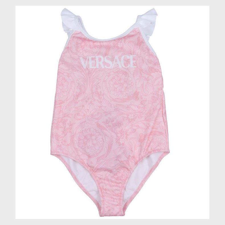 Versace Badedragt - Rosa/Hvid m. Print