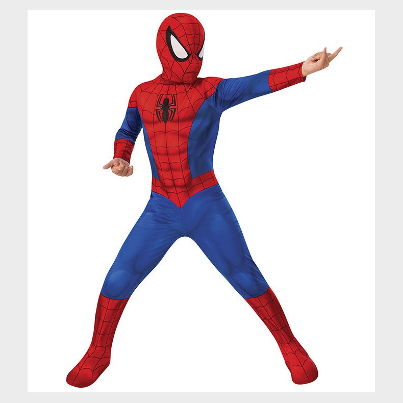 Rubies Udkl�dning - Spiderman Classic Costume