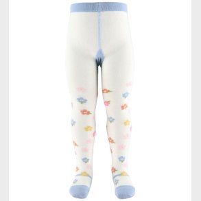 Hust and Claire Strmpebukser - HCFrankie - Ivory m. Blomster