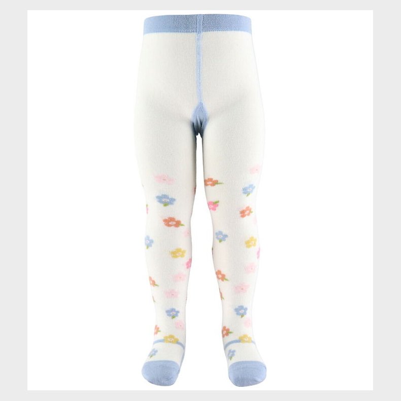 Hust and Claire Strmpebukser - HCFrankie - Ivory m. Blomster