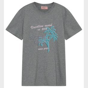 Designers Remix T-shirt - Brixton - Grey Melange m. Print