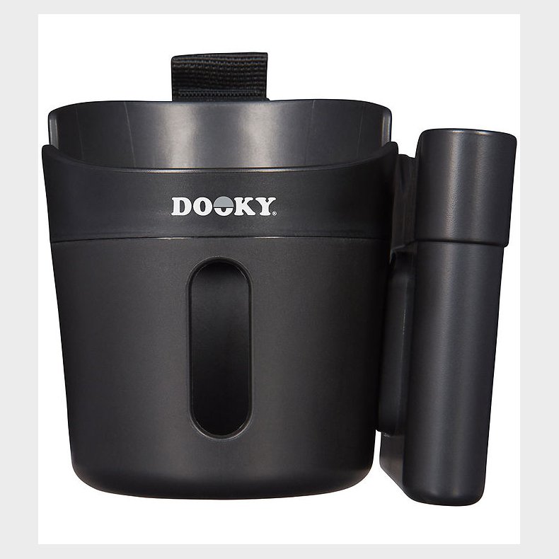 Dooky Kopholder/Mobilholder - 2-i-1 - Sort