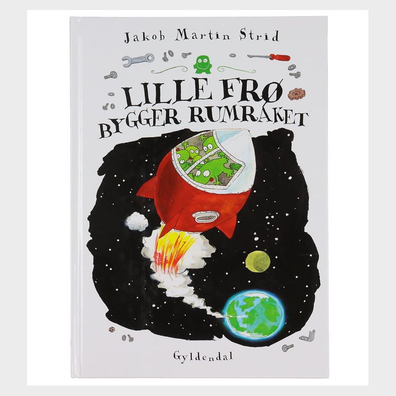 Forlaget Gyldendal Bog - Lille Fr� Bygger Rumraket - Dansk