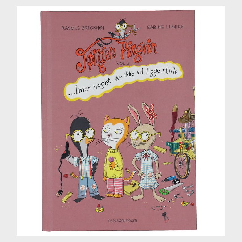 Gads Forlag Bog - Jrgen Pingvin Limer Noget, Der Ikke Vil Ligge