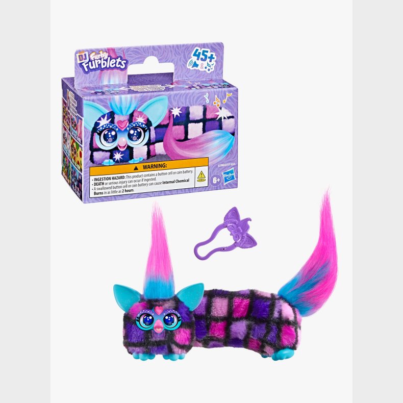 Furby Dj Furblet Interaktiv Bamse Dis Co