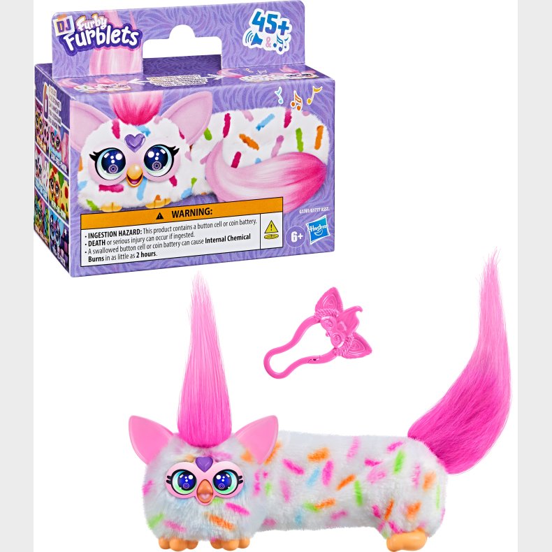 Furby Dj Furblet Interaktiv Bamse Berry-Cup-Cake