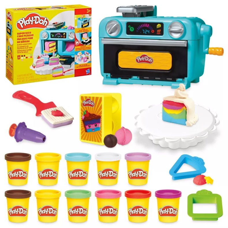 Play-Doh Modellervoks Super Slice Cake