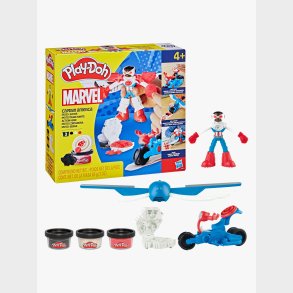 Play-Doh Captain America Leges�t Moto-Slicer