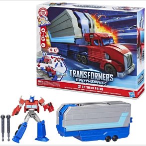 Transformers EarthSpark Optimus Prime-figur med Anhnger