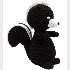 NatureZoo Bamse - Sir Stinkdyr - 18 cm - Sort/Hvid