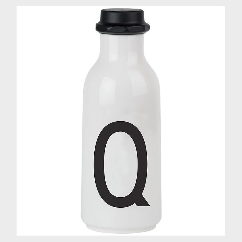 Design Letters Drikkeflaske - 500 ml - Hvid m. Q