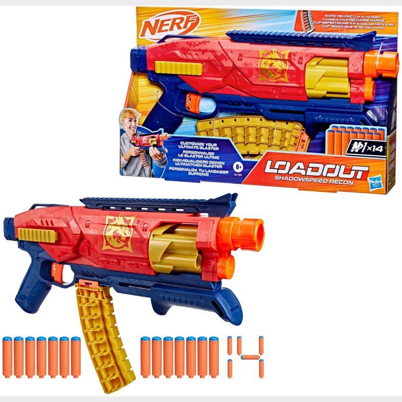 Nerf N Series Blaster Loadout Shadowspeed Recon