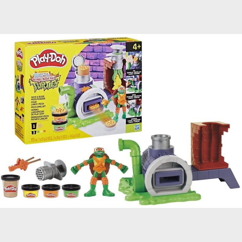 Play-Doh Teenage Mutant Ninja Turtles Modellervoks Slice &  Blast Pizza Legest