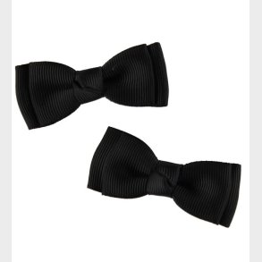 By Str Hrsljfe - Double Bow - 2-pak - 6 cm - Sort