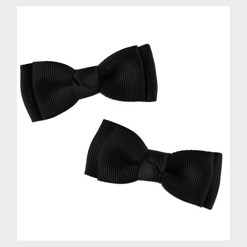 By Str Hrsljfe - Double Bow - 2-pak - 6 cm - Sort