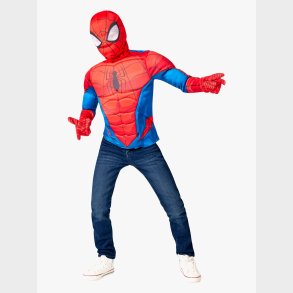 Marvel Spider-Man Kostume Overdel med Maske