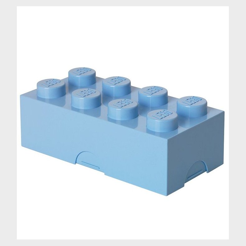 LEGO® Storage Madkasse - 8 Knopper - Lysebl