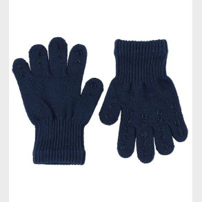 GoBabyGo Handsker - Navy m. Dupper
