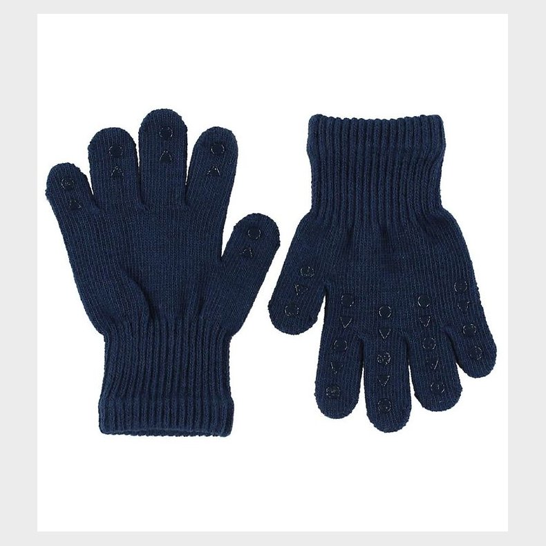 GoBabyGo Handsker - Navy m. Dupper