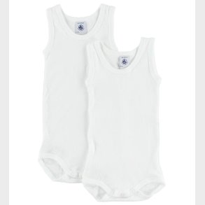 Petit Bateau Body - 2-pak - U/ - Hvid