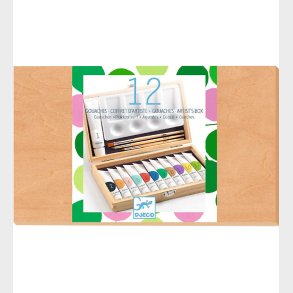 Djeco Malings�t - 12 Farver - Artist's Box