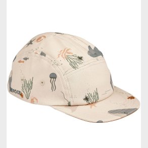 Liewood Kasket - Rory Printed Cap - Sea Creature/Sandy