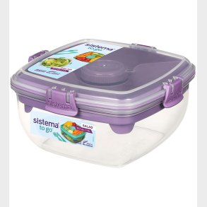 Sistema Madkasse - Salad To Go 1,1L - Lilla