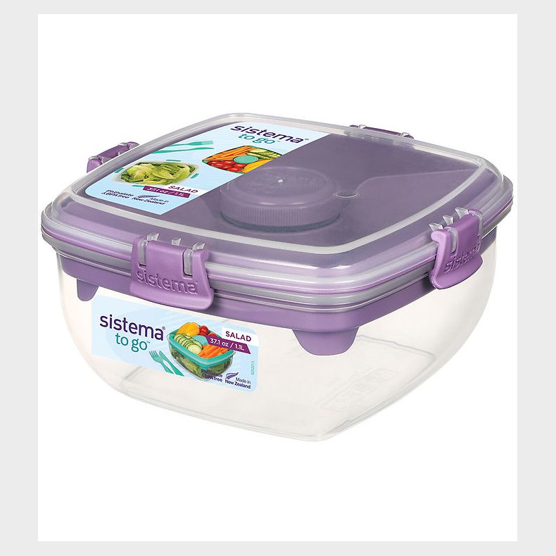 Sistema Madkasse - Salad To Go 1,1L - Lilla
