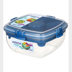 Sistema Madkasse m. Tilbehr - Salad To Go 1,1L - Bl