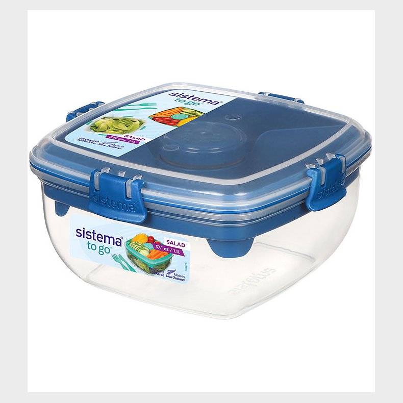 Sistema Madkasse m. Tilbehr - Salad To Go 1,1L - Bl