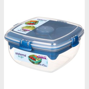 Sistema Madkasse m. Tilbehr - Salad Max To Go 1,63L - Bl
