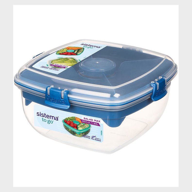 Sistema Madkasse m. Tilbehr - Salad Max To Go 1,63L - Bl