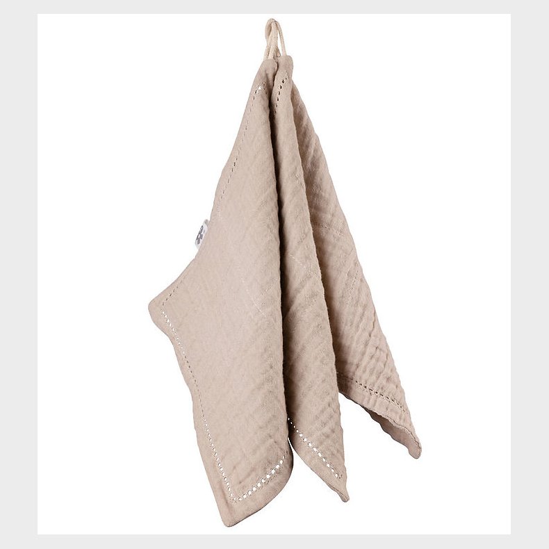 Sebra Vaskeklude - 3-pak - Musselin - Seabreeze Beige