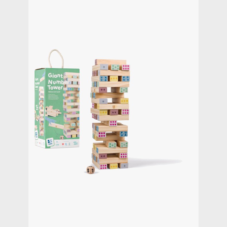 BS Toys Giant Number Tower Spil