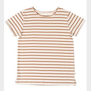 Minimalisma T-shirt - Lin - Bronze Stripes