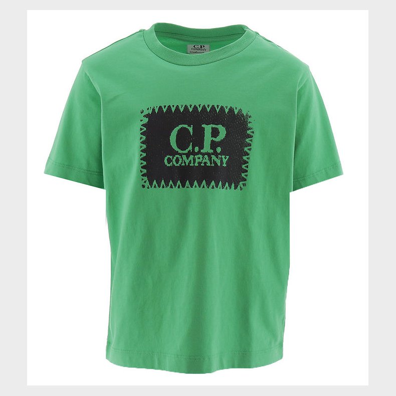 C.P. Company T-shirt - Classic Green m. Sort