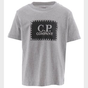 C.P. Company T-shirt - Grmeleret m. Sort