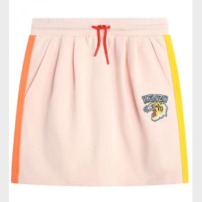 Kenzo Sweatnederdel - Veiled Pink m. Orange/Gul