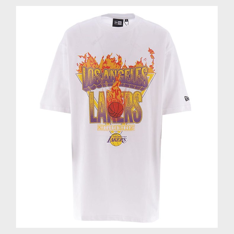 New Era T-Shirt - NBA - Lakers - Hvid