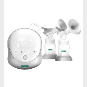 Neno Brystpumper - Elektrisk Due Double - Hvid