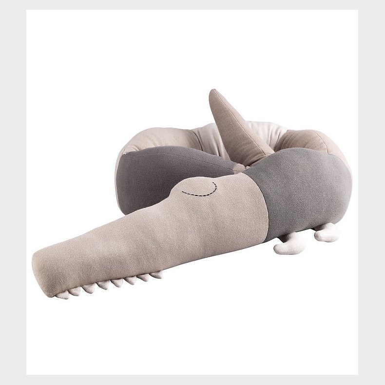Sebra Pude - Strikket - 190 cm - Super Friendy Sleepy Croc - Sea