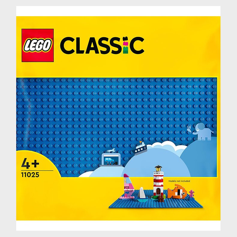 LEGO® Classic - Bl� Byggeplade - 11025