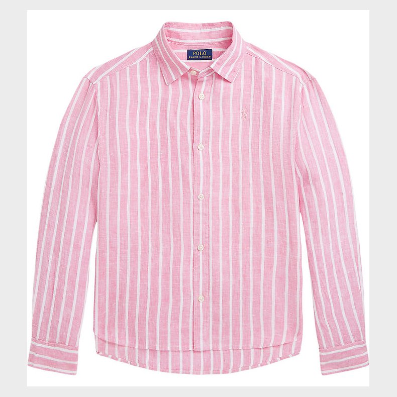 Polo Ralph Lauren Skjorte - Lismore - H�r - Pink/Hvidstribet