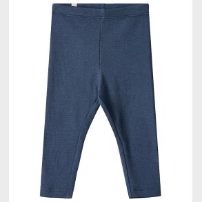 Wheat Leggings - Rib - Maddy - Blue Waves